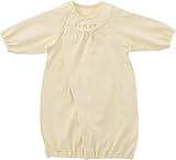 犬印本舗 INUJIRUSHI Baby 日本製 ドレス&カバーオール 50cm - 60cm クリーム B246000