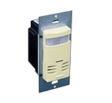 Leviton OSSMT-MDI Ultrasonic/Infrared Wall Switch Sensor, Ivory by Leviton [並行輸入品]