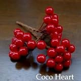 ~Coco Heart~ X'mas マットグラスベリー　３６本セット　　　  (クリスマス・リース・プリザ・ドライフラワー）