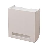 山善(YAMAZEN) ケーブルボックス 木製 ハイタイプ ホワイト TCS-3539(WH) TCS-3539(WH)