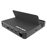 WAVLINK USB 3.1 Gen 2 10Gbps ユニバーサル ドッキング ステーション 7-IN-1 USB-C ハブ HDMI (4K@30Hz)、 2*USB 3.0 ポート1000Mbpsイーサネット .デスクトップコンピュータ/スマートフォン/タブレットをサポートと互換性があります. アルミニウム.角度調整可能スタンド