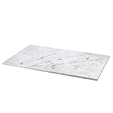 Carrara 31 "大理石Vessel Vanity Top withドレイン穴
