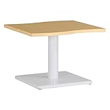 arne ローテーブル 木製 おしゃれ センターテーブル 幅60 奥行53 高さ42 日本製 デザインテーブル River6053L NT×WH