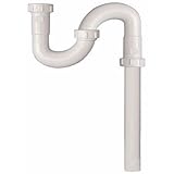 Keeney 700WK 1-1/4-Inch or 1-1/2-Inch by 20 1/2-Inch S-Trap, White [並行輸入品]