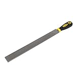 uxcell　フラットヤスリ　フラットファイル　ミドル　セカンドカット　プラスチックコートハンドル　高炭素鋼