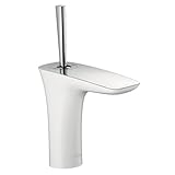 Hansgrohe 15070401 Puravida単一穴蛇口、ホワイト/クローム