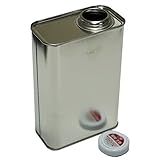 角 空缶 1L ローヤル缶/ブリキ缶 角缶 あき缶 無地缶 塗料 小分け 1000ml