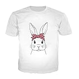 面白い Tシャツ イースタープリント 半袖 メンズ ボタン レジャー ス tシャツ プリント 通気性快適 スポーツ フィットネス 大きいサイ