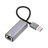 NFHK 2500Mbps 2.5Gbps - USB3.0 Type-A GBE ギガビット 1000Mbps イーサネット ネットワーク LAN ケーブル アダプタ デスクトップ マザーボード用