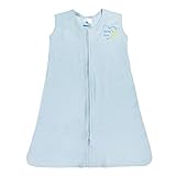 Lollo Wearable Blanket Baby Sleepwear Baby Sleeping Bag 100% Cotton (XL Soft Blue) [並行輸入品]