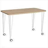 XIAOYAN 現代の机のスタッフコンピュータの机のファッションのダイニングテーブル無垢材の研究テーブル