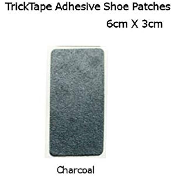 Amazon Tricktape トリックテープ Adhesive Shoe Patches 靴補修テープ スケートボード スケボー 1枚 単品販売 Charcoal Onesize Tricktape スポーツ アウトドア