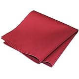 日本製 ワイントーション テーブルナプキン 綿100％ 51×51 朱子無地 (ワインレッド, 3枚)
