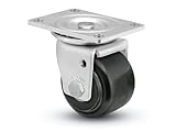 Shepherd BLS Series 2-3/8 Diameter Phenolic Wheel Swivel Caster, 3-5/8 Length x 2-1/2 Width Plate, 6
