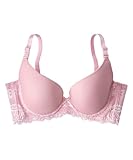 [ニッセン] ブラジャー レディース 内緒でメイク脇高柔らかシームレス モーヴピンク C75