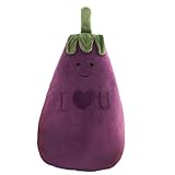Lekolock ナスのぬいぐるみぬいぐるみぬいぐるみクッションゆっくり枕昼寝癒し系なだめるぬいぐるみ女の子かわいいクリスマスプレゼント誕生日プレゼント（45 cm） (60cm)