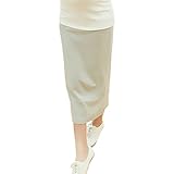 (マーシェル) Marshel マタニティ ロングスカート シンプル マキシ スカート グレー L