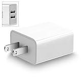 SLuB USB急速充電器 - ACアダプター 2.4A超高出力 USB2ポート ACコンセント 高速充電 USB電源アダプター スマホ充電器 〈 PSE認証済 〉 iPhone/iPad/Android/Galaxy/Xperia 各種対応 (475ホワイト)