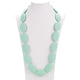 Consider It Maid Silicone Teething Necklace for Mom to Wear - FREE E-BOOK - BPA FREE and FDA Approve