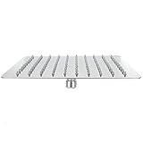 Nice Days（ナイス　ディズ）　 高品質　超薄 バス用シャワーヘッド　角型　節水　高水圧　ステンレス製　12インチ