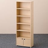 日本製 インテリアラック 扉付き カラーボックス 可動棚1枚 本棚 DVD・CD収納 多目的棚 オープンラック 収納ボックス 代引不可