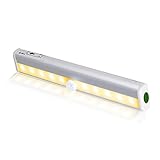 iitrust LED 人感センサーライト 室内 人感センサー付き 電池式 光センサーライト ウォールタイプ 人感センサー LED ライト 電源コードレス センサーライト 自動点灯 消灯 室内 緊急時