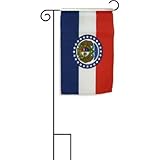 12X18 12X18 State Of Missouri Sleeved Garden Stand Flag [並行輸入品]