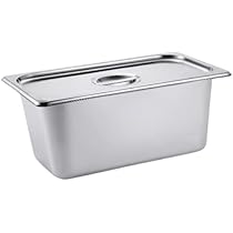 ホテルパン蓋付き６個 Amazon.co.jp: ホテルパン 6セット 1/6サイズ 深さ6インチ