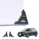 カローラクロス 10系 Corolla cross 全シリーズ対応 車ドアガード,専用 ドアコーナー,プロテクター, コーナーガード, ステッカー, 車ドア保護 車傷保護 汚れ 防止 着脱簡単 カーボンファイバー素材 2点セット (トヨタ カローラクロス)
