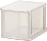 JEJ 収納ケース Fronte(フロンテ) 超深1段 ホワイト (1個組)