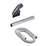 SEBO 1998AM Felix 3-Piece Vacuum Attachment Set with Extension Wand, 2.7m Hose and Dusting Brush