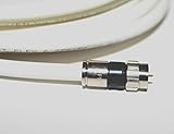 3 feet white RG6 coax coaxial cable with two male F-pin Male connectors [並行輸入品]