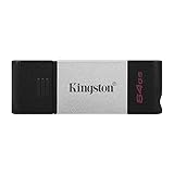 キングストン USBメモリ Type-C 64GB USB 3.2 gen1 USB 3.0 Type-C 最大転送速度 200MB/s DataTraveler80 DT80/64GB 5年保証