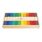 ニチガンオリジナル 12COLORS BLOCKS 【つみき・木製玩具】 ds-1109933