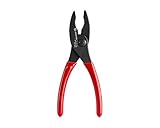 Jonard BCOMB Slip Joint Side Cut Plier with Red Plastic Dipped Handle, 7-3/8' Length [並行輸入品]
