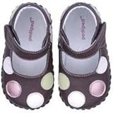 Pediped Originals ペディペッド シューズ Giselle (S（6-12か月）, ブラウン)