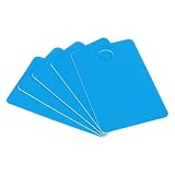 PATIKIL 7 x 11 cm NFCブランクPVCカラーカード 10個 NFC ブランク ホワイトカード すべてのNFC対応スマートフォンとデバイス用 ブルー