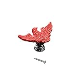 Dovewill 全７色選ぶ　セラミック　引き出し取っ手　ノブ　食器棚　クローゼット　ハンドル　ネジ付き　簡約　 - 赤い