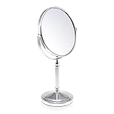 SZAT Two Sides Vanity Mirror Swivel Makeup Mirror with 3x Magnification [並行輸入品]