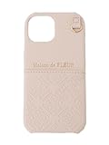 Maison de FLEUR(メゾン ド フルール) FLEURモノグラムアイフォン15ケース ピンクベージュ iPhoneケース 8A42FQJ0100