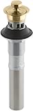 Kohler k-7127-a洗面所オーバーフローとドレインとnon-removableメタルストッパー、 1.25 K-7127-A-BGD 1