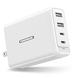TUNEMAX 100W GaN 小型 ACアダプタ 充電 USB-A USB-C 4ポート ホワイト TUN-IP-200106