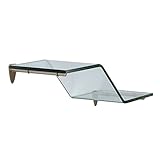 Shelf-Made KT-0134-618ZSN Wave Glass Shelf Kit, Satin Nickel, 6-Inch by 18-Inch [並行輸入品]