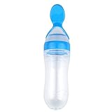 YideaHome とろとろ離乳食スプーン 器とスプーンが直結 絞り出して口元へ 姫糊 スプーン 赤ちゃん 摂食 スプーン 児童 シリカゲル 押出式 おたま