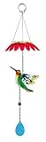 Evergreen Hummingbird Flower Top Solar Mobile [並行輸入品]