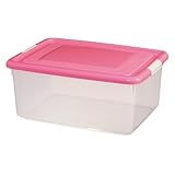 収納ケース ルックケース ハッピー M ピンク 1525