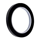 [pont du monde] カッティングシート ラインテープ 耐水テープ 10mm × 66m (幅1cm) (黒)