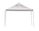 ShelterLogic 22538 12x12 ST Pop-up Canopy White Cover Black Roller Bag