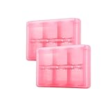 Coehaopike 2 個入りDS・3DS カセットケース ソフトケース カード22枚収納 コンパクト 全28点収納可能 メモリーカード タッチペン 携帯型 持ち運び (ピンク)