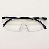 ブルーライトカット メガネ式ルーペ 　ブラック